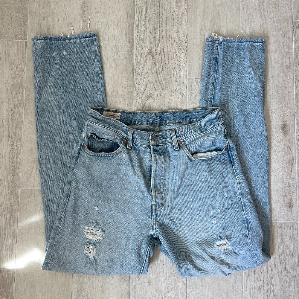 Levi's Light Blue Straight Leg Jeans